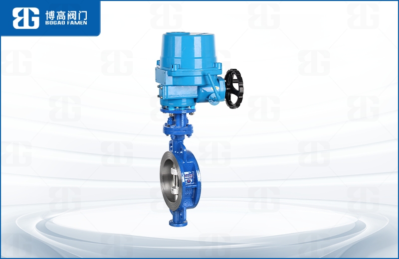 電動(dong)對夾式硬密封(feng)蝶閥