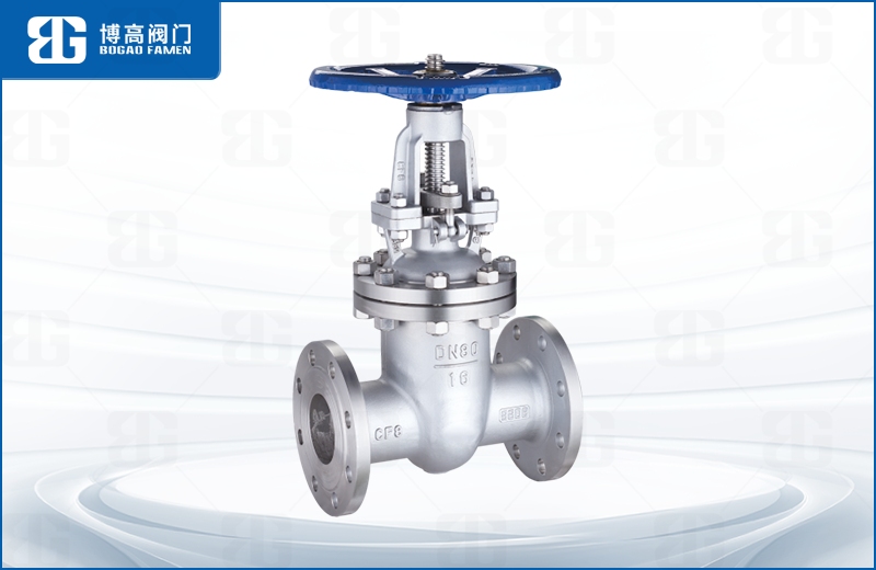 不(bú)鏽鋼楔式法(fa)蘭閘閥